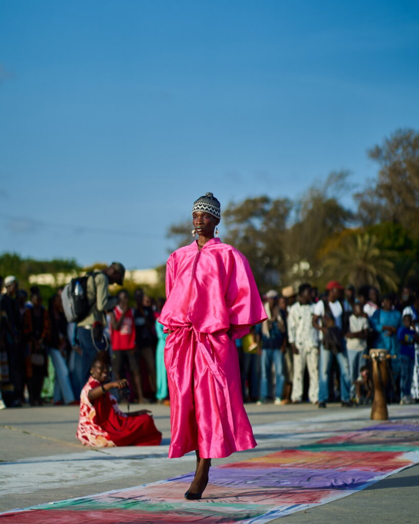 Ensemble Jupe-Culotte & Veste Oversize – Fuchsia