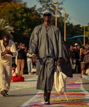 Ensemble en jeans oversize unisex